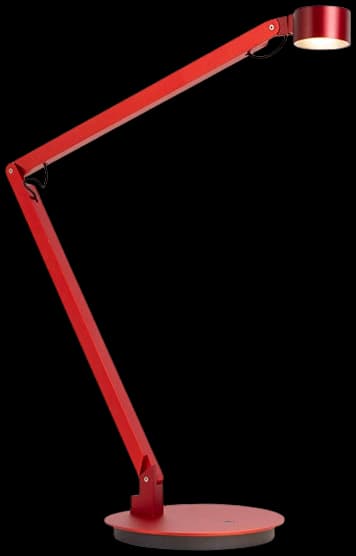 Lámpara de escritorio aluminio rojo 49x20x47 cm 7W LED - LULS0234