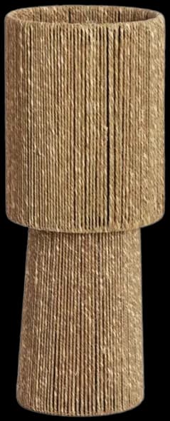 Lámpara de mesa yute natural marrón Ø21,5x54,5 cm E27 - LLLS0387