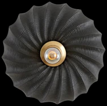 Lámpara de pared metal negro mate 27x9 cm E27 - LLAP0095