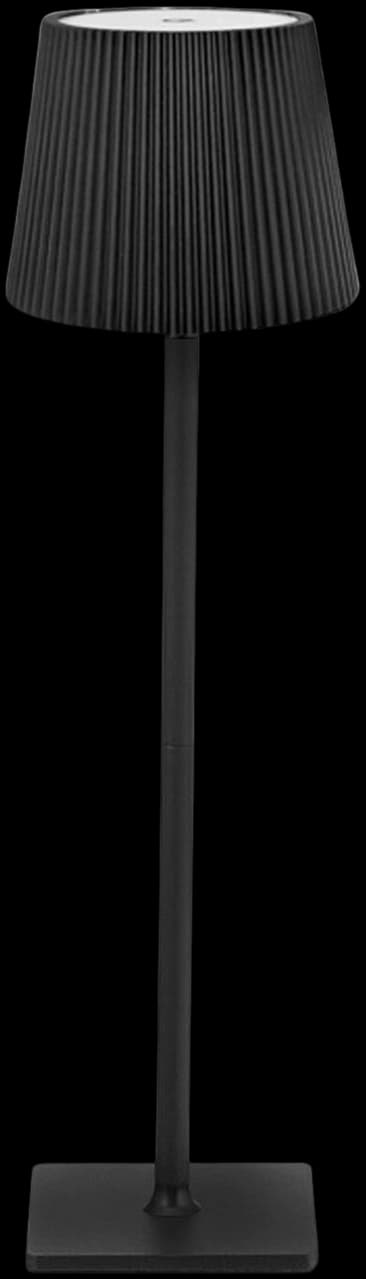 Lámpara sobremesa aluminio negro Ø 10,5x38 cm LED 3,5 W - KALS0001