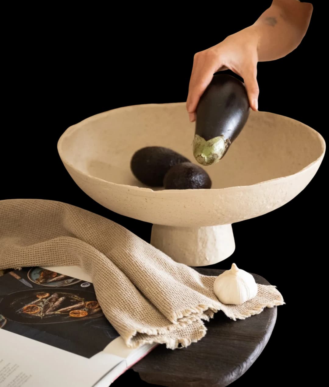 Centro de mesa / Bowl - Greco Cream
