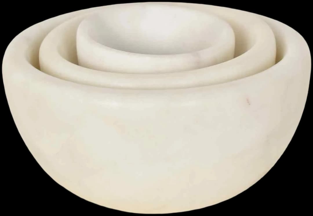 Set 3 mini bowls Mármol