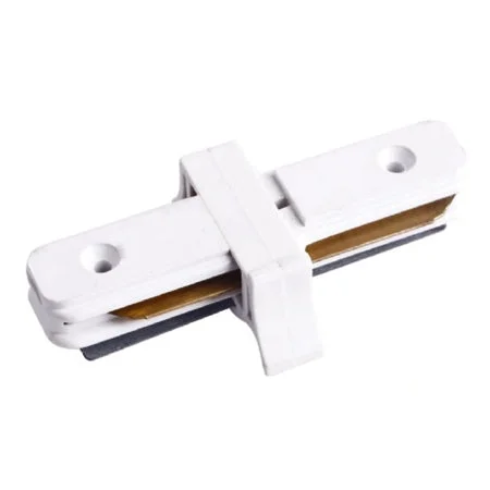 Unión lineal para riel monofásico blanco - DWCO0001