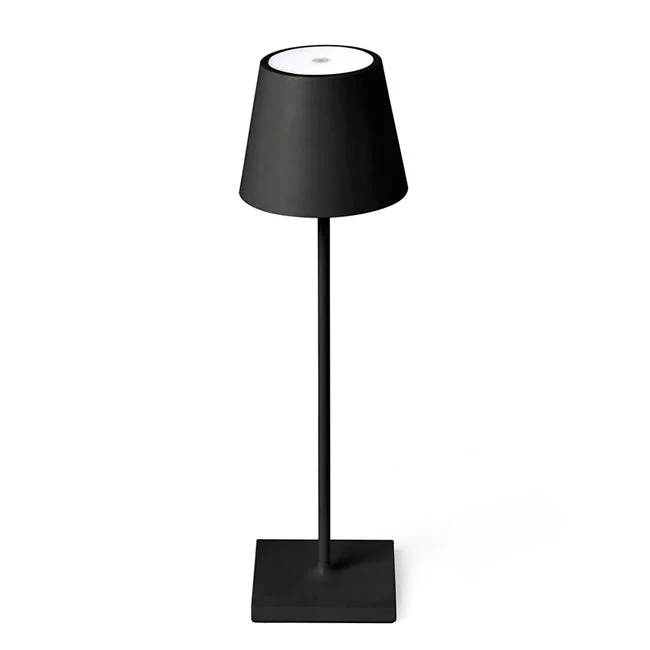 Lámpara sobremesa aluminio negro Ø 10,5x38 cm LED 3,5 W - TOLS0010