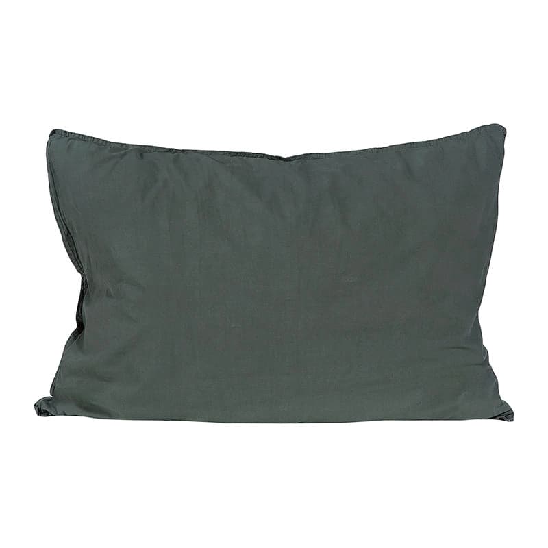 Funda Almohada Algodón Percal Petrol
