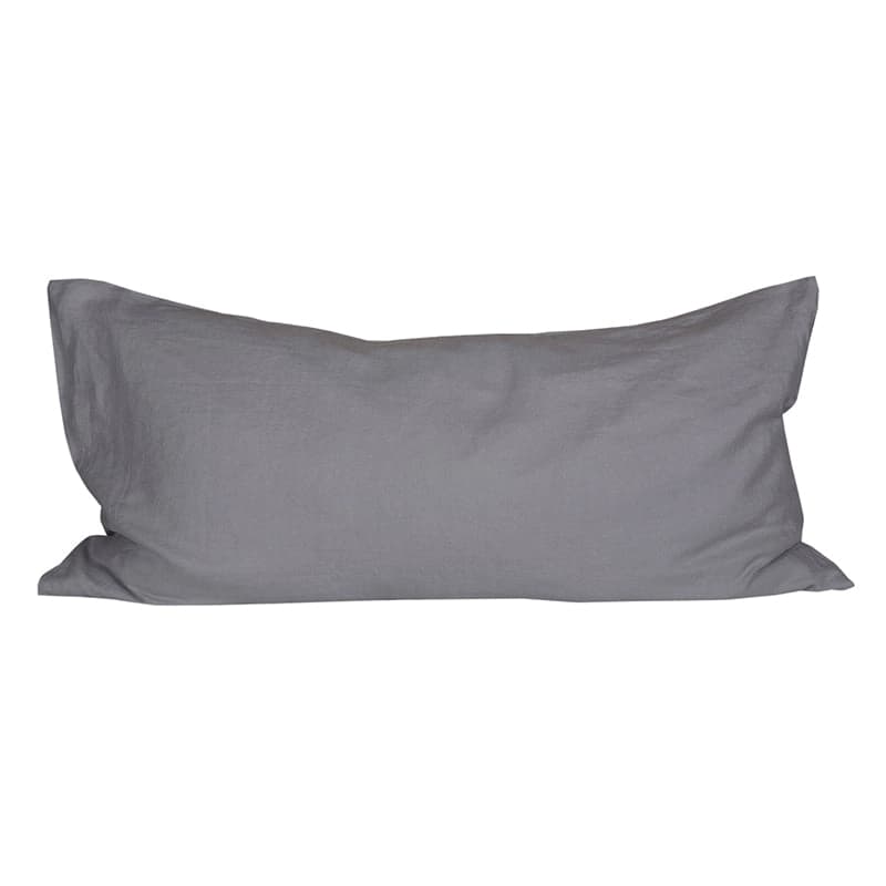 Funda Cojín Lino Humo 55x110 cm