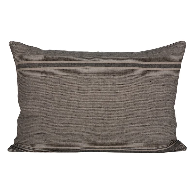 Funda Cojín Nantes Natural/Negro 50x70 cm