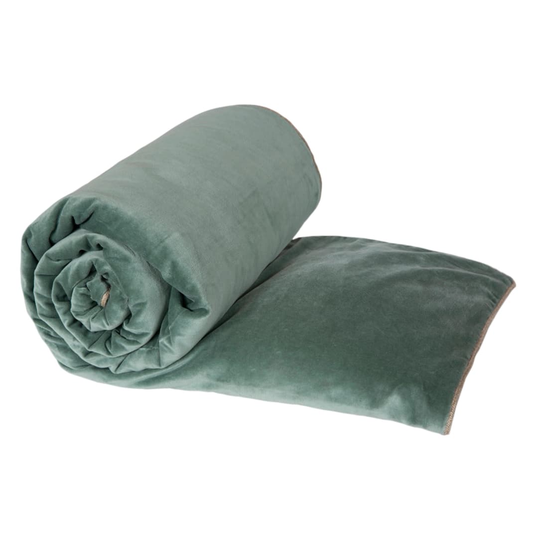 Funda Piecera Velvet New Delhi Celadon 85x200 cm