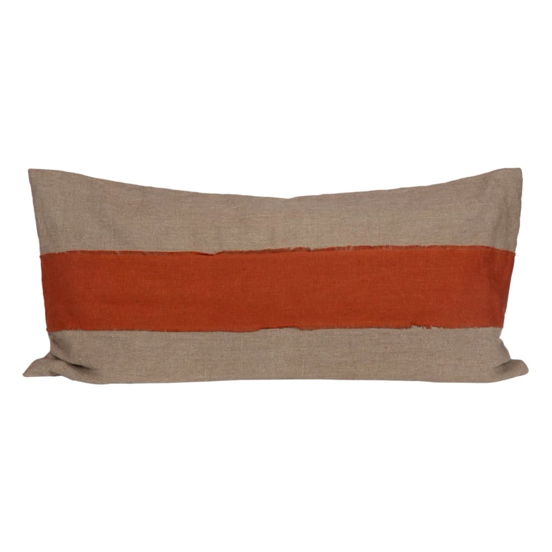 Funda Cojín Lino Bodrum Brick 55x110 cm