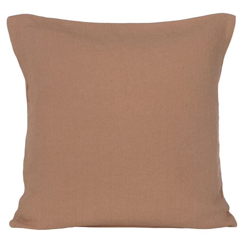 Funda Cojín Lino Porticcio Cimarron 45x45 cm