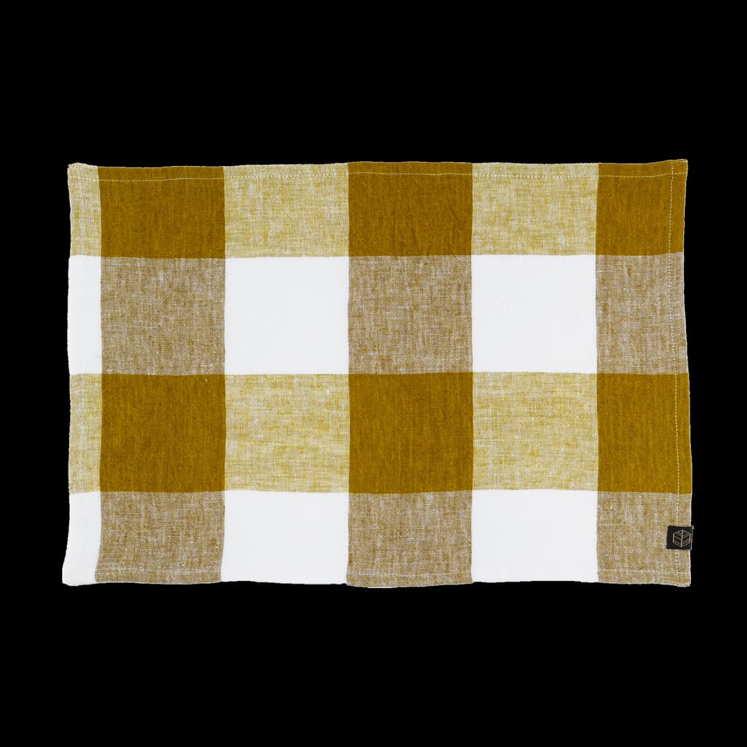 Set 6 Individuales Lino Palma Citrus