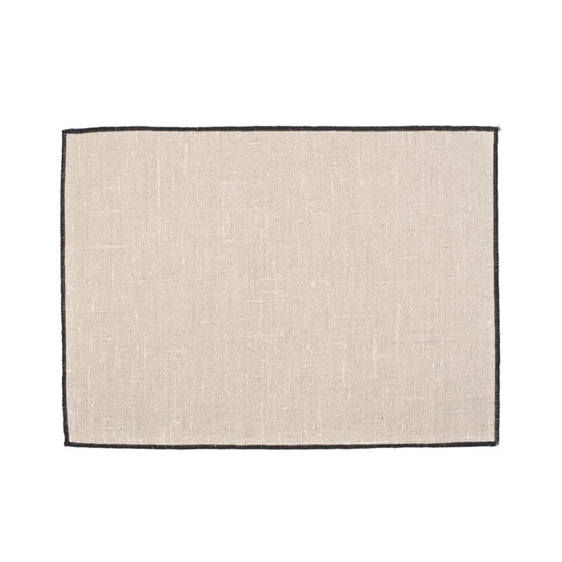 Set 6 Individuales Lino Engomado Borgo Naturel