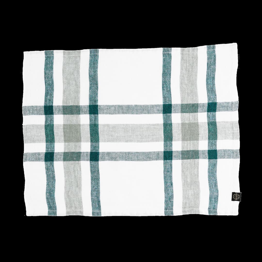 Set 6 Individuales Lino Capri Celadon