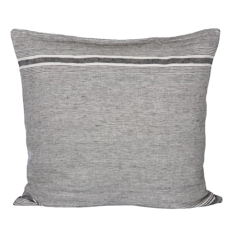 Funda Cojín Nantes Marfil/Negro 65x65 cm