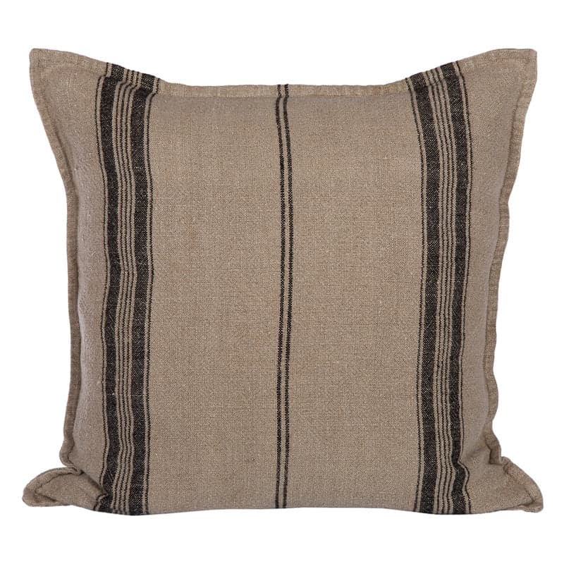 Funda Cojín Metz Natural/Negro 45x45 cm