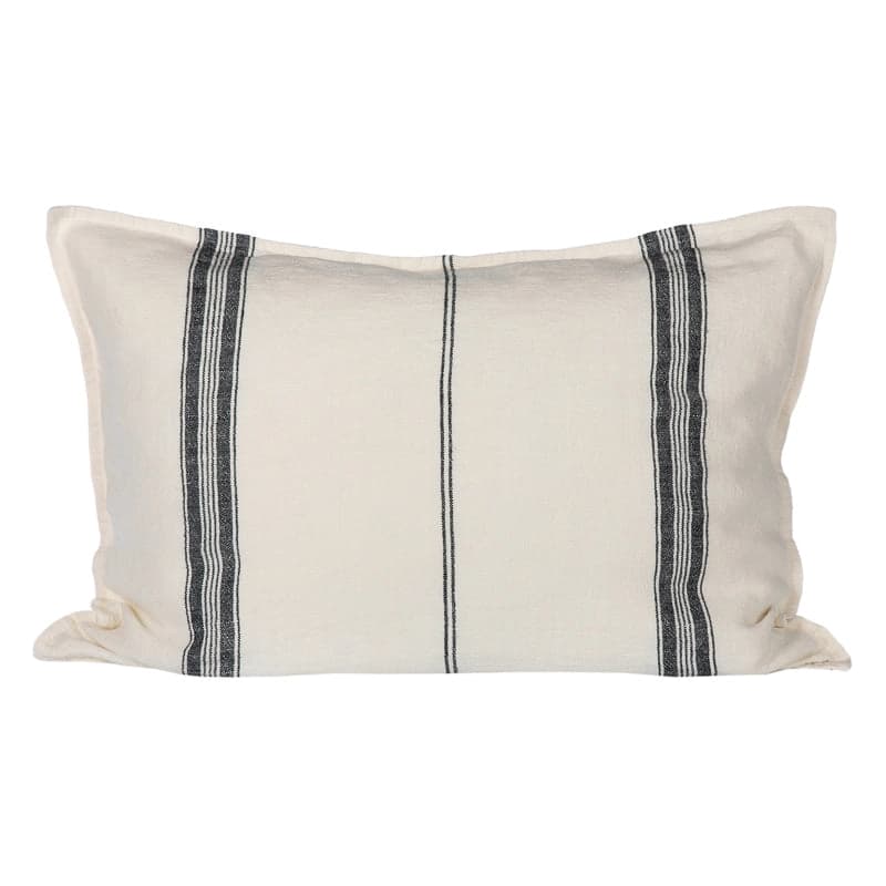 Funda Cojín Metz Marfil/Negro 50x70 cm