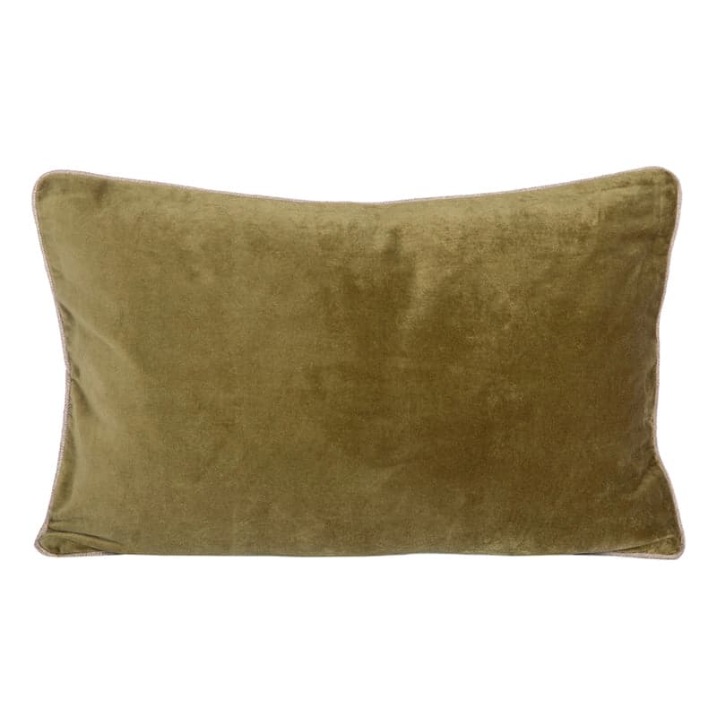 Funda Cojín Velvet New Delhi Olive 40x60 cm