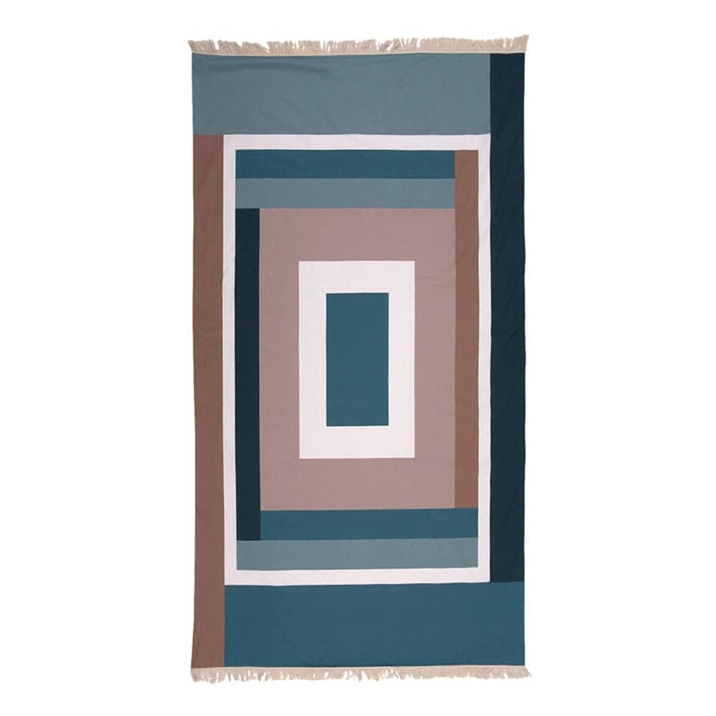 Toalla Playa Kikoy Zanzíbar Jade 90x170 cm