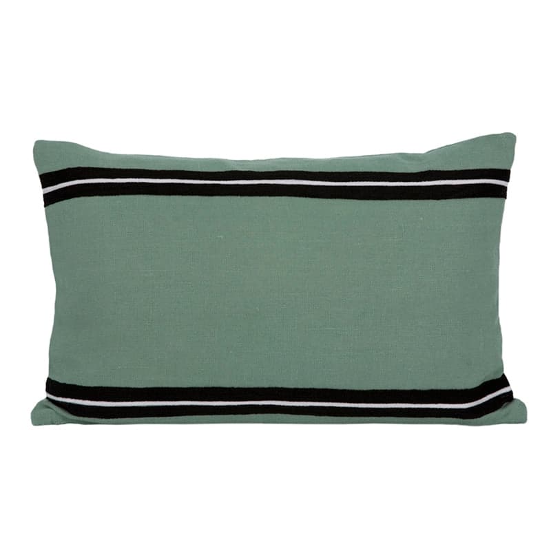 Funda Cojín Lino Bordado Skagen Celadon 40x60 cm