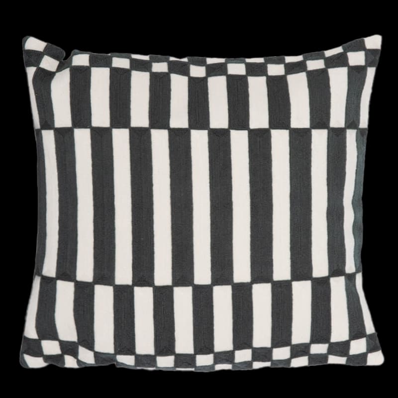 Funda Cojín Algodón Bordado Cancun Pigeon 45x45 cm