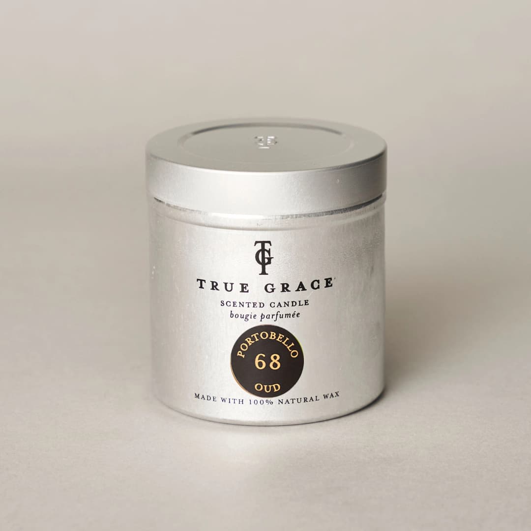 Vela Tin 250 g Portobello Oud True Grace