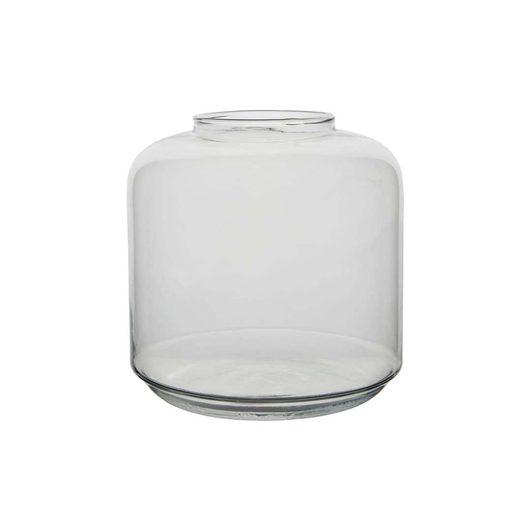 Jarrón de Vidrio Aston L, H: 21 cm