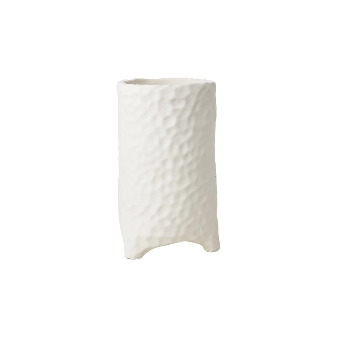 Maceta M, Blanco crudo CREAM, Ø14xH24 cm