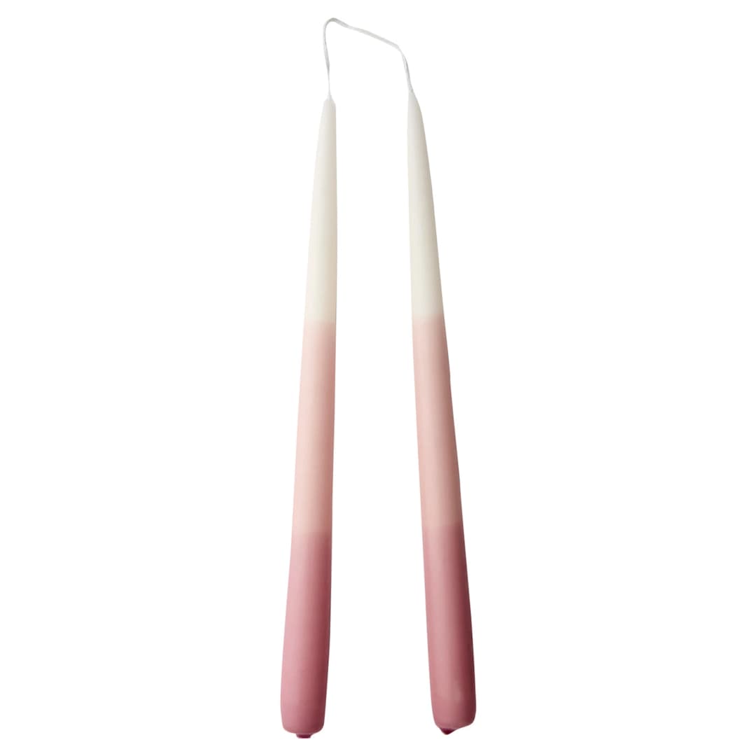 Vela Taper Rosa Ø2.2xH30 cm- 2 unidades