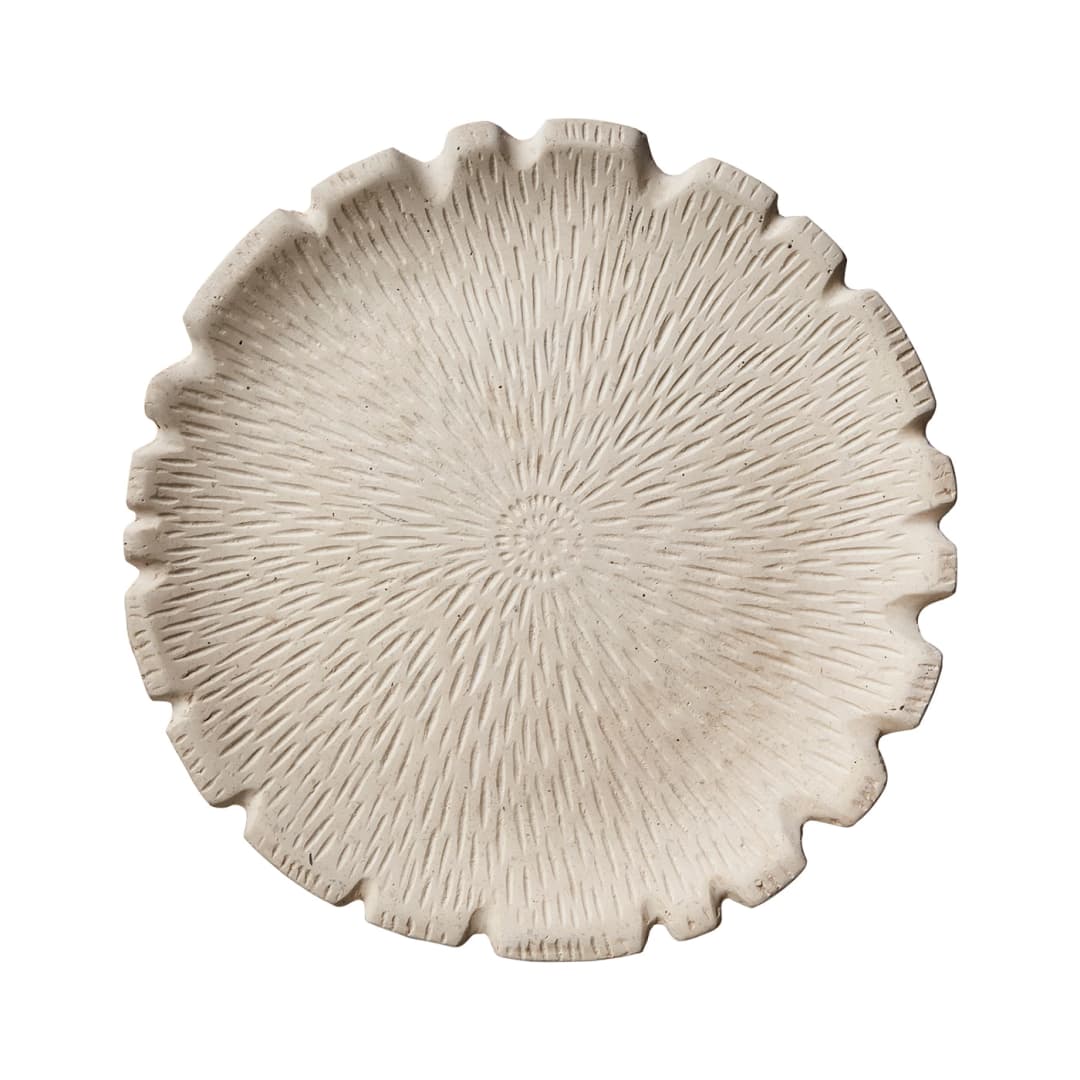Bandeja ATHENA Redonda Ivory Ø48 cm