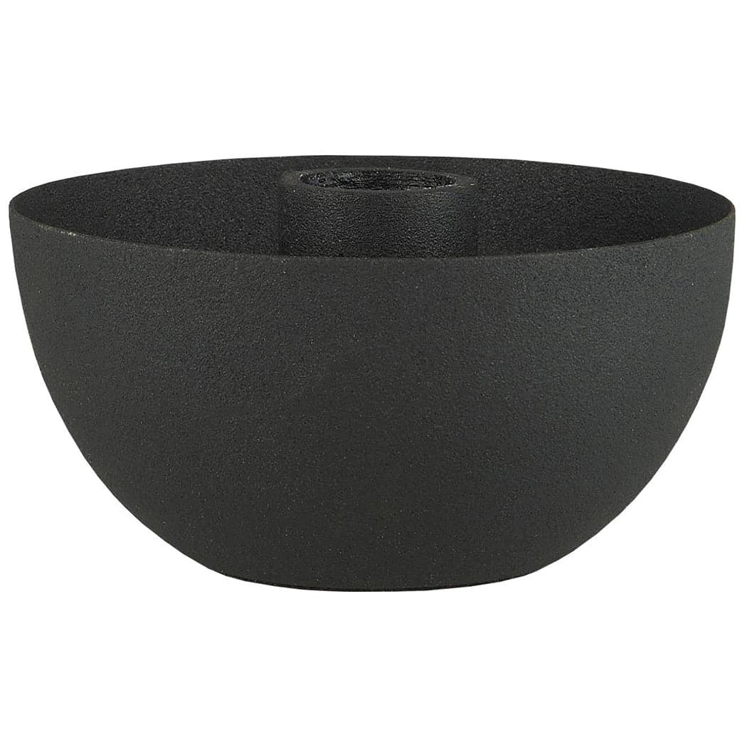 Candelabro Bowl-Shaped Negro