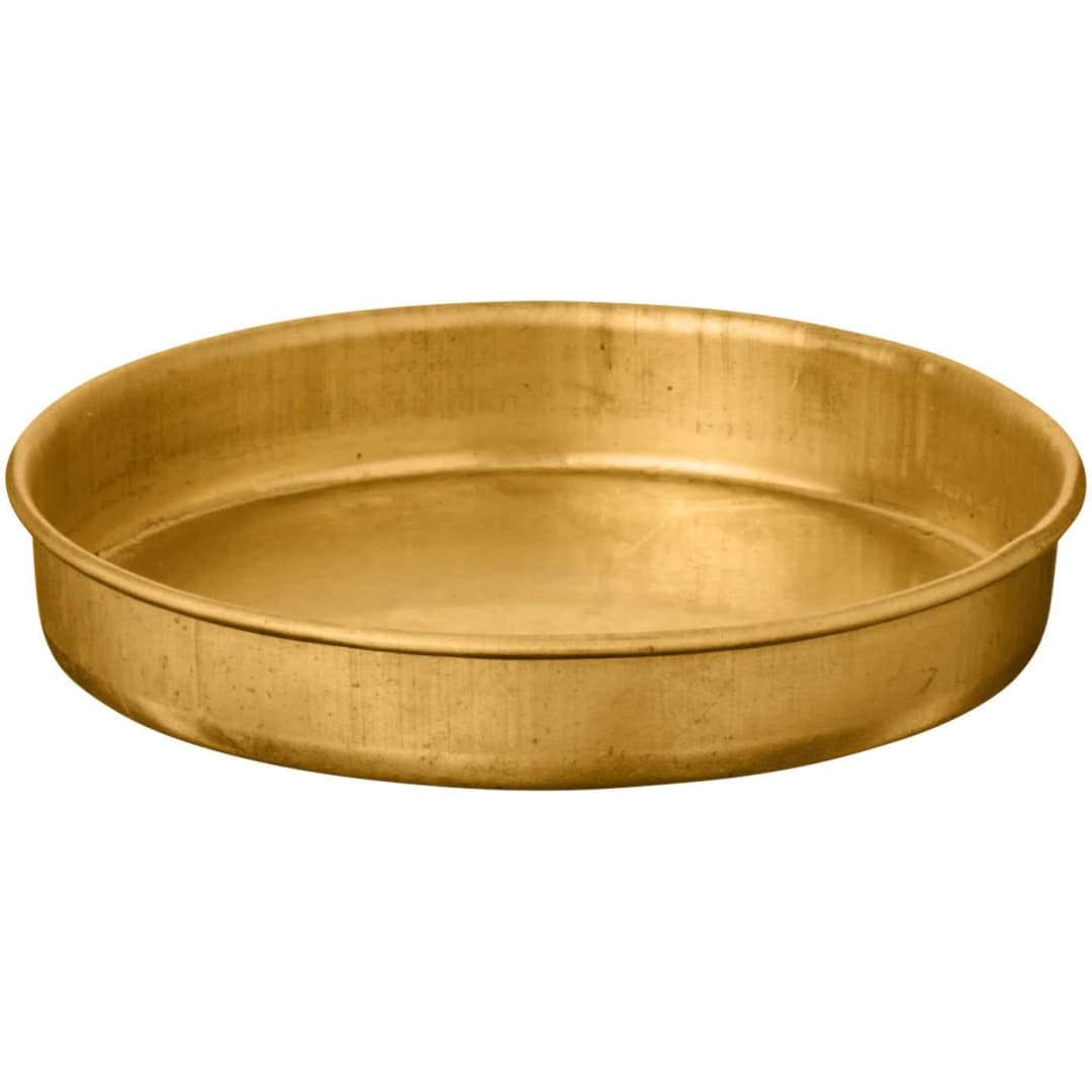 Bandeja Velas Bronce H: 1,2 Ø: 8 cm