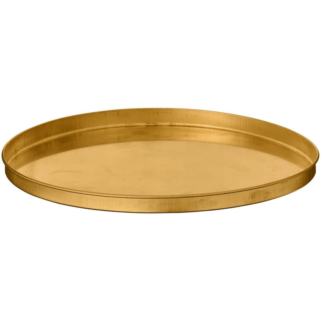 Bandeja Velas Bronce con Borde Ø: 22 cm