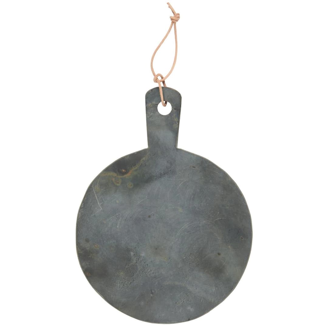 Tabla de Piedra Redonda para Servir W:24 H: 1,5 L: 31