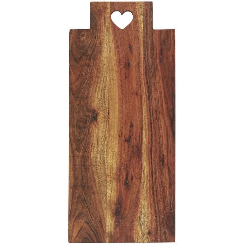 Tabla para Cortar Madera de Acacia con Diseño 20x48 cm