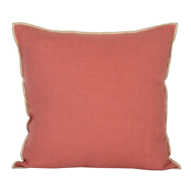 Funda Cojín Lino Chennai Chennai Bois de Rose 45x45 cm