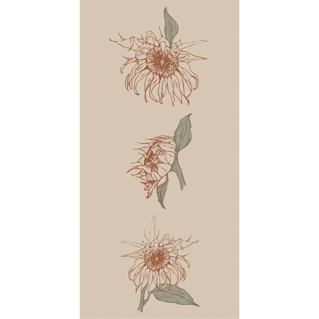Servilletas Diseño Sunflower 16 unidades de 10x20