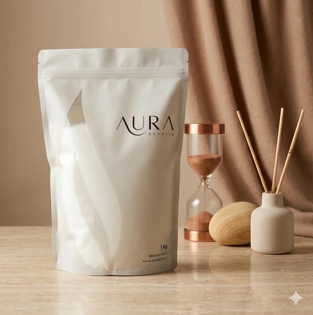 AURA Vela Perlada 1Kg Blanca