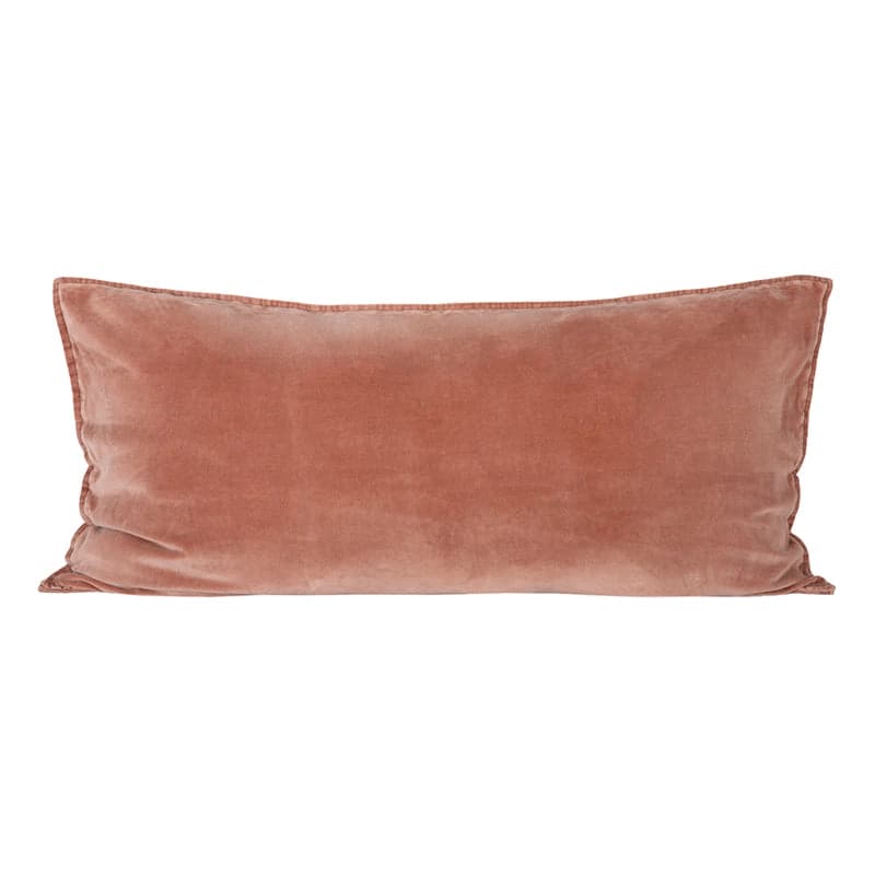 Funda Cojín Velvet Manhattan Mocaccino 55x110 cm