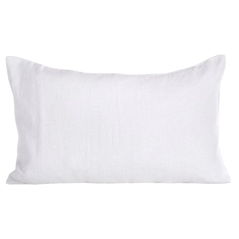 Funda Cojín Lino Porticcio Blanc 40x60 cm