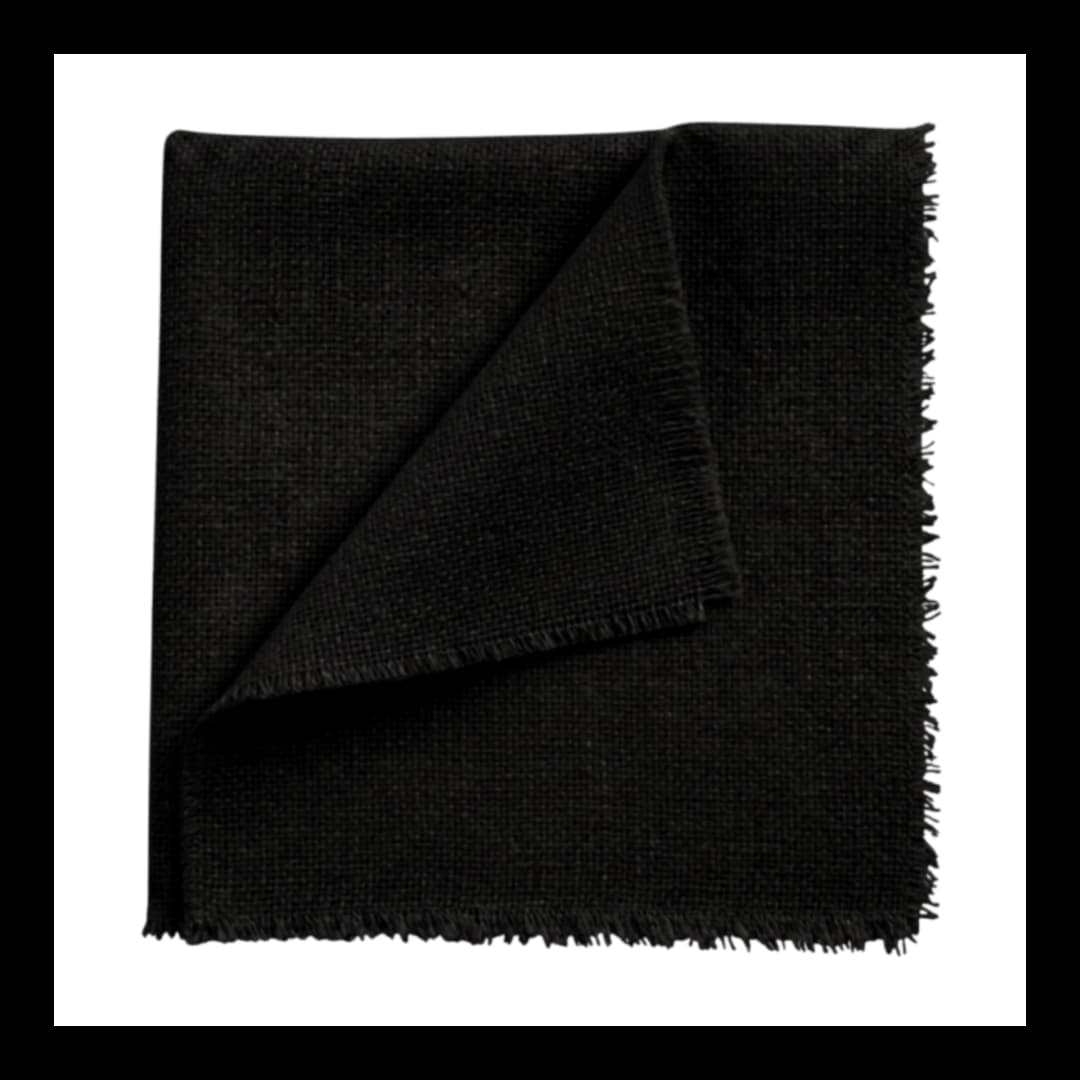 Set 6 Servilletas California Noir 35x45 cm
