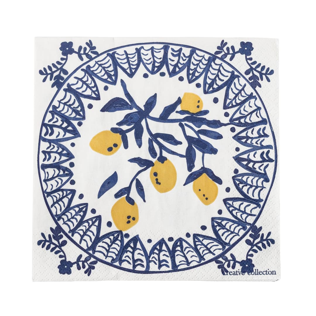 Servilletas Maxima Blue. 20 unidades por pack
