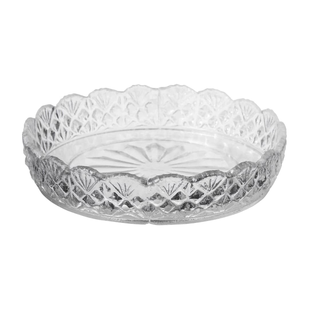 Portavela Vidrio Large H: 2,5 Ø: 12,5 cm