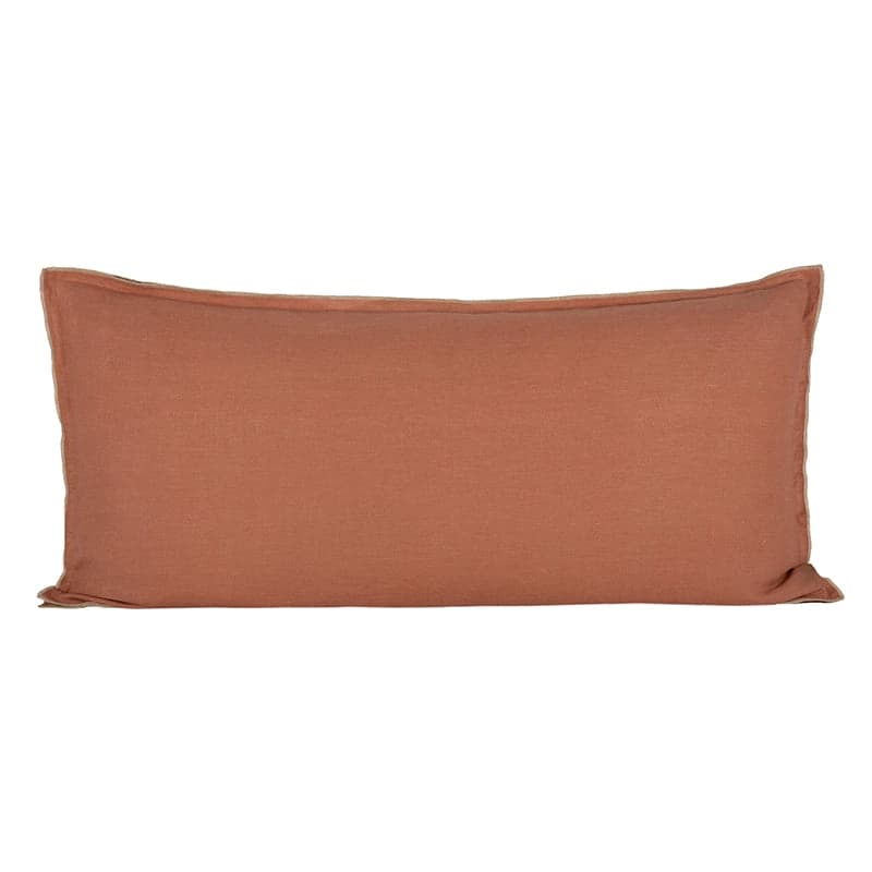 Funda Cojín Lino Seoni Mocaccino 55x110 cm