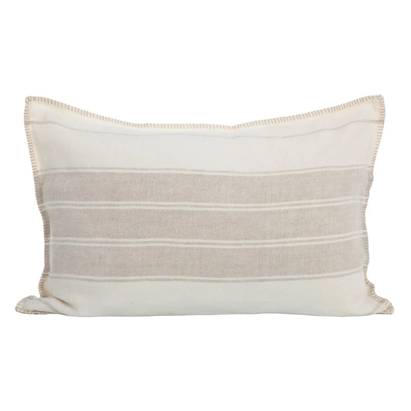 Funda Cojín Córcega Marfil/Natural 40x60 cm - 40x60 cm