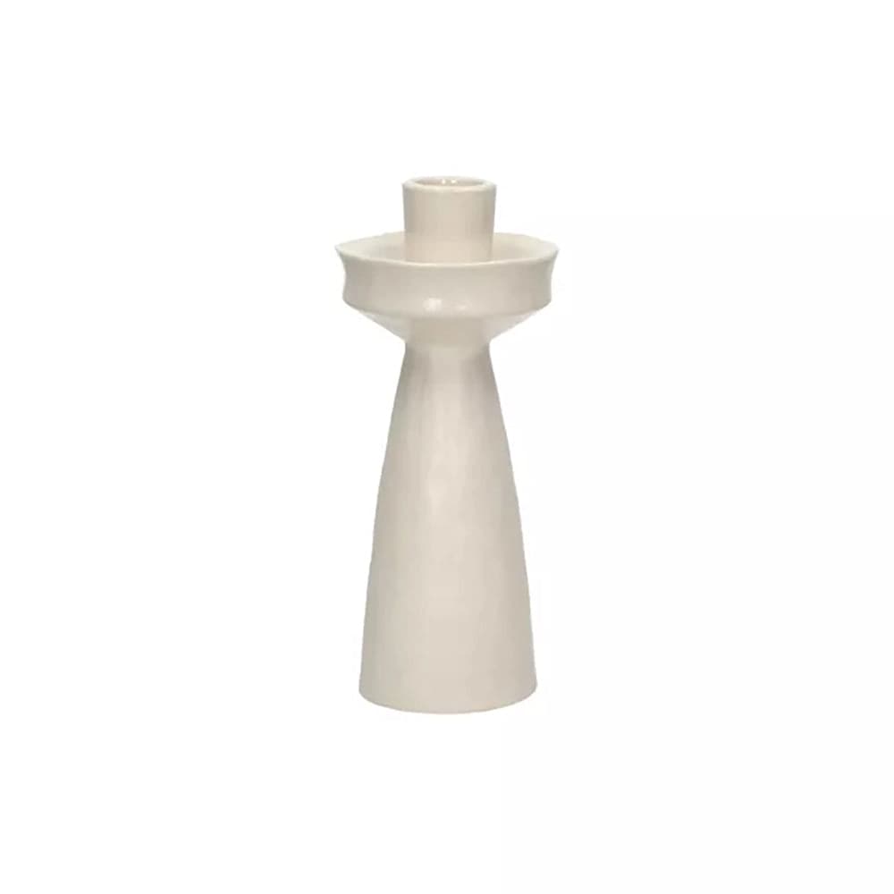 TIERNO Off White Candelabro DIA 7,8 x H 18,2 cm