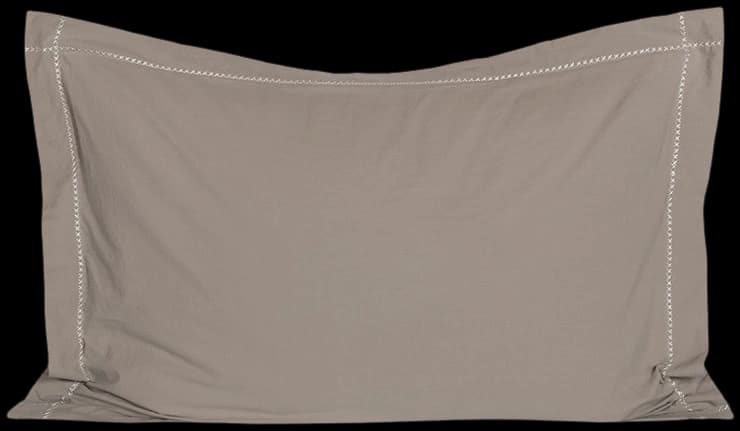Funda Almohada Percal Tanger Grey