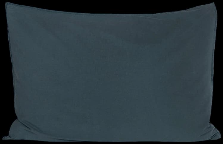 Funda Almohada Algodón Percal Denim Lagoon