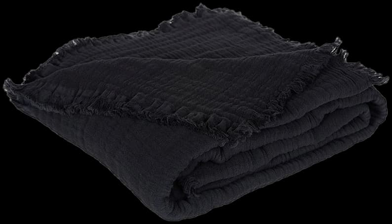 Manta Vanly Noir - 1,3x1,8 m.