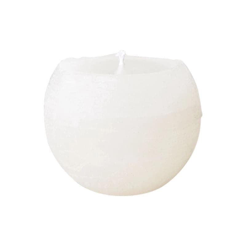Vela COTE NORD Esférica Ivory, S Ø8xH6 cm