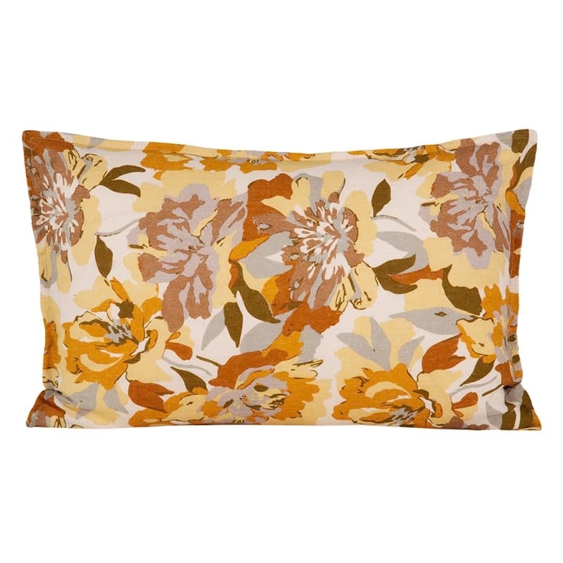Funda Cojin Lino Trieste Ocre 40x60 cm - 40x60 cm